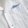 1,5-7 anos | Camisa com bordado de peixe