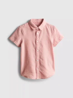1,5-7 anos | camisa oxford de manga curta