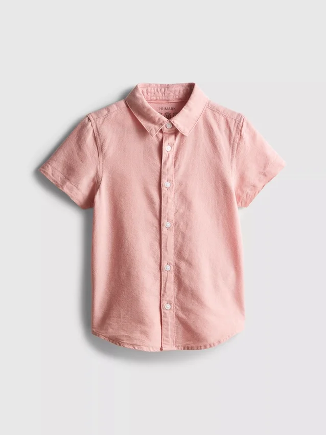 1,5-7 anos | camisa oxford de manga curta