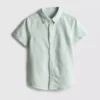 1,5-7 anos | camisa oxford de manga curta