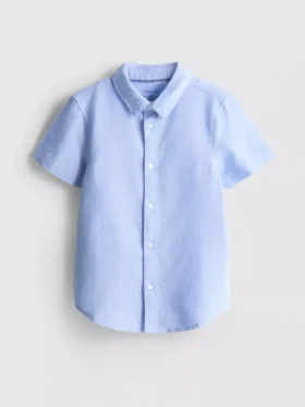 1,5-7 anos | camisa oxford de manga curta