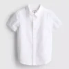 1,5-7 anos | camisa oxford de manga curta
