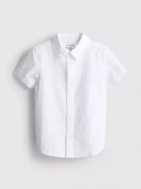 1,5-7 anos | camisa oxford de manga curta
