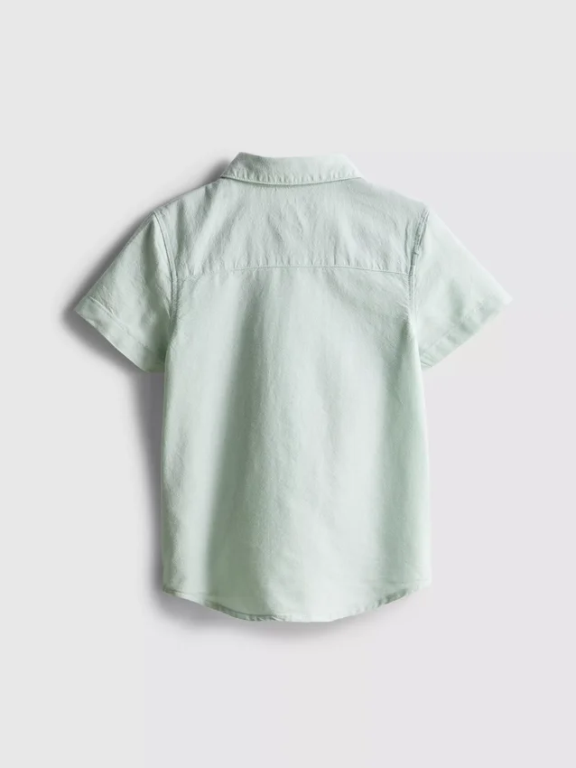 1,5-7 anos | camisa oxford de manga curta