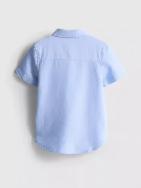 1,5-7 anos | camisa oxford de manga curta
