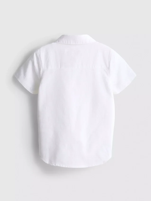1,5-7 anos | camisa oxford de manga curta