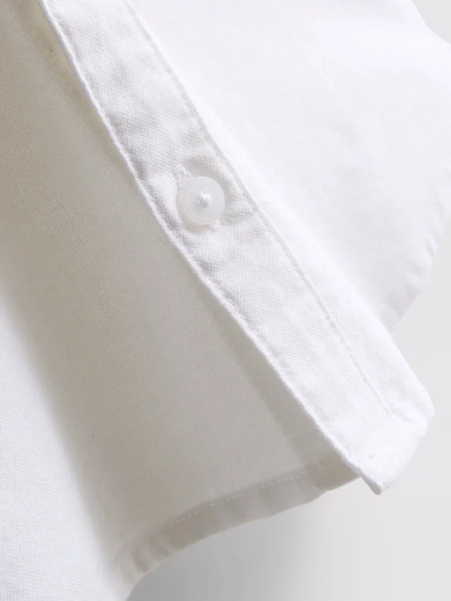 1,5-7 anos | camisa oxford de manga curta
