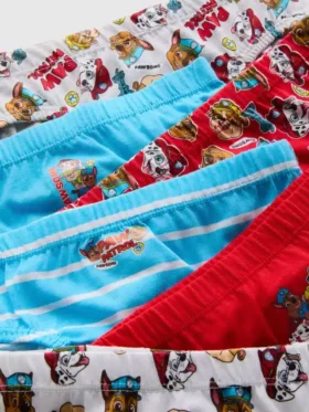 1,5-7 anos | Conjunto de 6 cuecas da Patrulha Canina