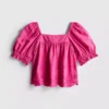 1,5-8 anos | blusa com bordado floral