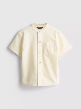 1,5-8 anos | camisa com gola de banda