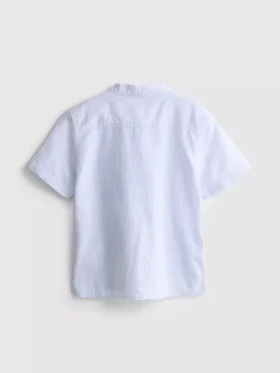 1,5-8 anos | camisa com gola de banda
