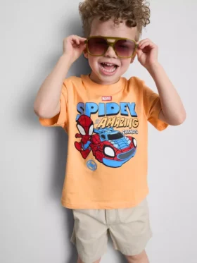 1,5-8 anos | Camisa do Homem-Aranha da Marvel