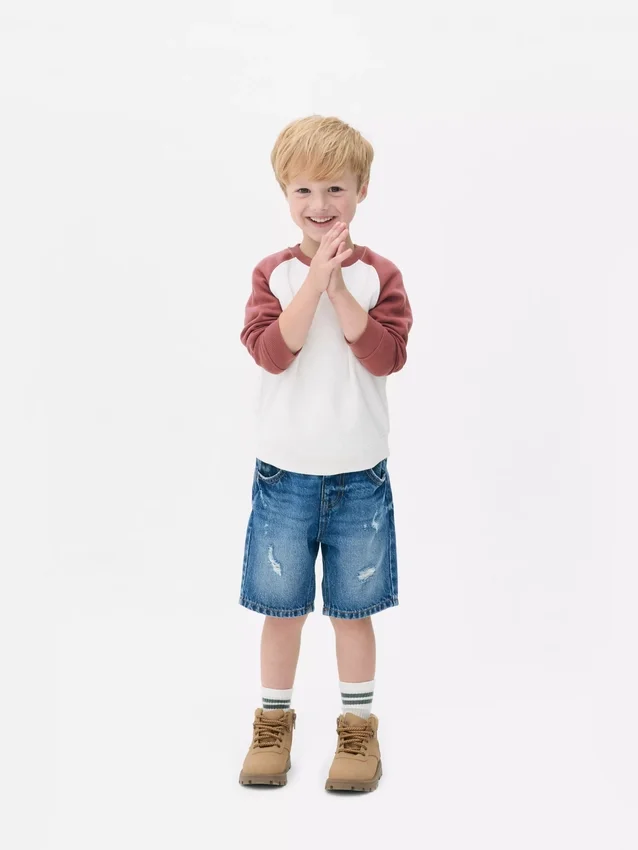 1,5-8 anos | camisola com blocos de cor