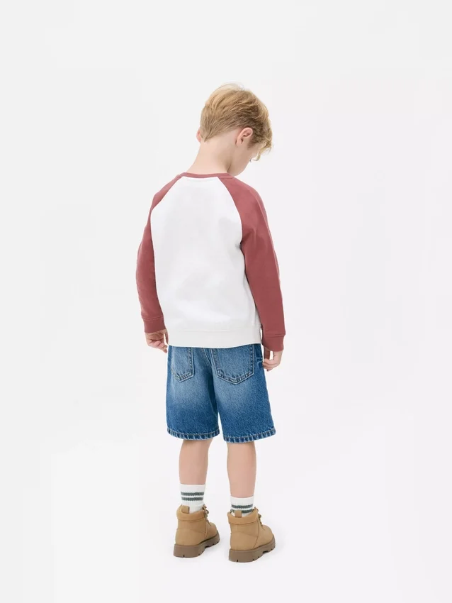 1,5-8 anos | camisola com blocos de cor