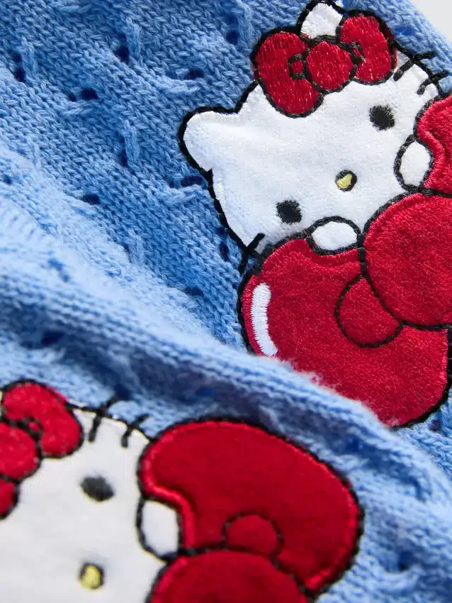 1,5-8 anos | Casaco de calções com gola da Hello Kitty