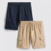 1,5-8 anos | Conjunto de 2 calções cargo