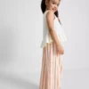 1,5-8 anos | Conjunto de blusa com peplum bordado e calças