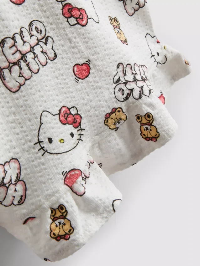 1,5-8 anos | Conjunto de blusa e calções Hello Kitty