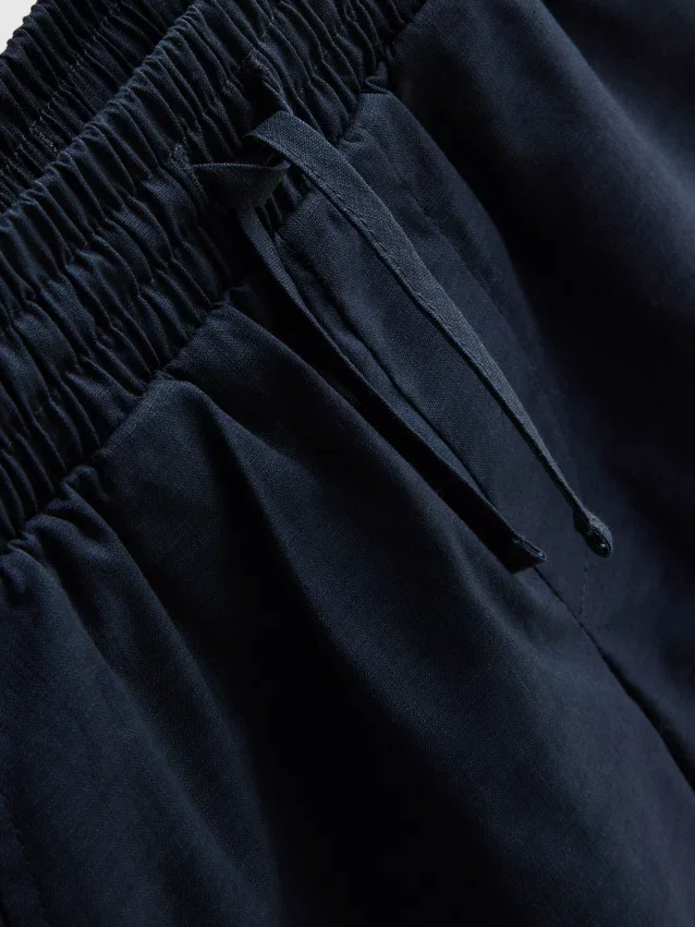 1,5-8 anos | Conjunto de camisa e calções em algodão slub