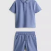 1,5-8 anos | Conjunto de camisa polo e calções