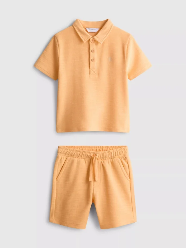 1,5-8 anos | Conjunto de camisa polo e calções