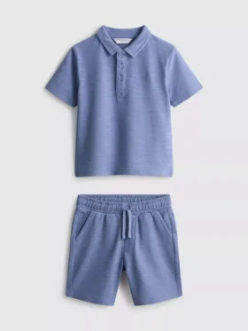 1,5-8 anos | Conjunto de camisa polo e calções