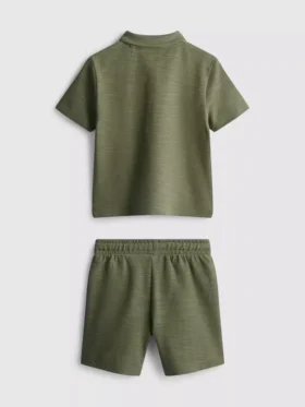 1,5-8 anos | Conjunto de camisa polo e calções