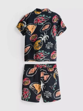 1,5-8 anos | Conjunto de camisas e calções estampados