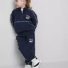 1,5-8 anos | Conjunto de camisola com gola em funil e calças de fato de treino