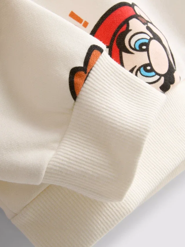 1,5-8 anos | Conjunto de camisola e calças de fato de treino «Super Mario World»