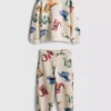 1,5-8 anos | Conjunto de camisola e calças de treino com estampado de dinossauros