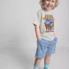1,5-8 anos | Conjunto de t-shirt e calções com motivo de sardinhas