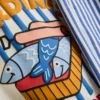 1,5-8 anos | Conjunto de t-shirt e calções com motivo de sardinhas