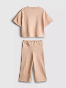 1,5-8 anos | Conjunto de t-shirt larga e calças de fato de treino