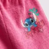1,5-8 anos | Conjunto de top e calças com ric rac do Stitch da Disney
