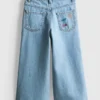 1,5-8 anos | Jeans com bordados de frutas