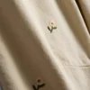 1,5-8 anos | Jeans tipo «paperbag» com bordado floral