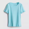 1,5-8 anos | T-shirt com acabamento em canelado