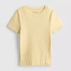 1,5-8 anos | T-shirt com acabamento em canelado
