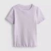 1,5-8 anos | T-shirt com acabamento em canelado
