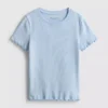 1,5-8 anos | T-shirt com acabamento em canelado