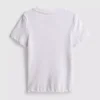 1,5-8 anos | T-shirt com acabamento em canelado