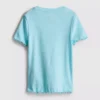 1,5-8 anos | T-shirt com acabamento em canelado