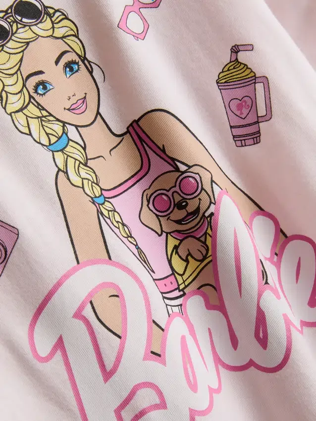 1,5-8 anos | t-shirt da Barbie