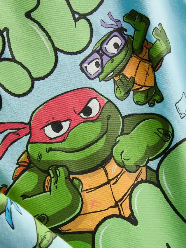 1,5-8 anos | T-shirt das Tartarugas Ninja