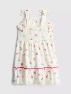 1,5-8 anos | vestido com textura enrugada