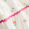 1,5-8 anos | vestido com textura enrugada