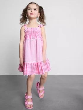 1,5-8 anos | vestido xadrez