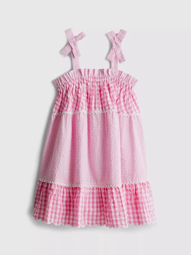 1,5-8 anos | vestido xadrez