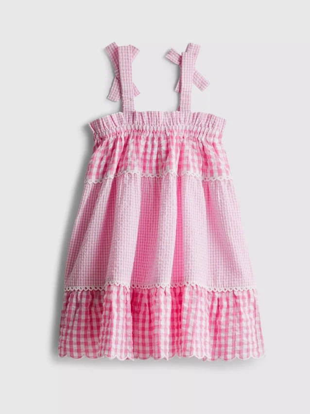 1,5-8 anos | vestido xadrez